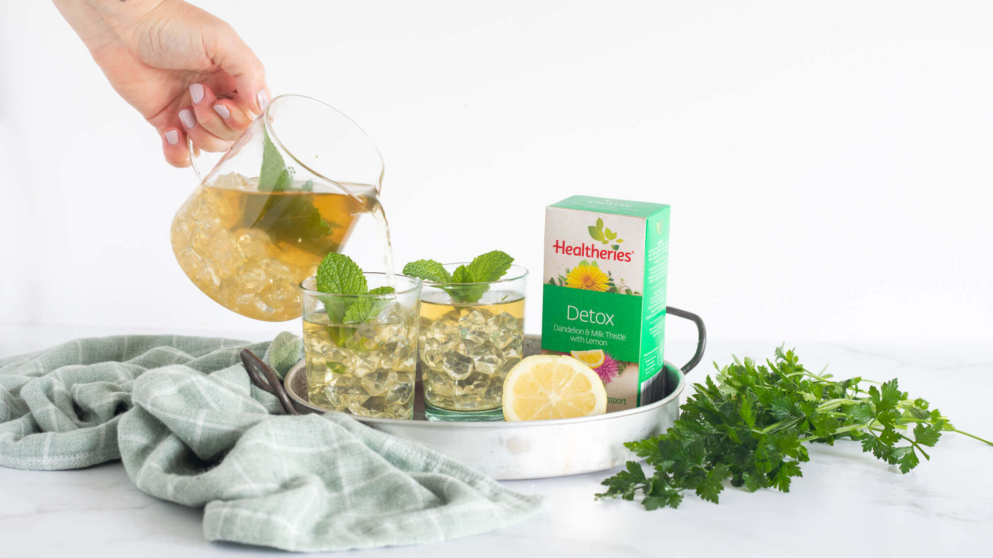 Ingredients for Detox mocktail