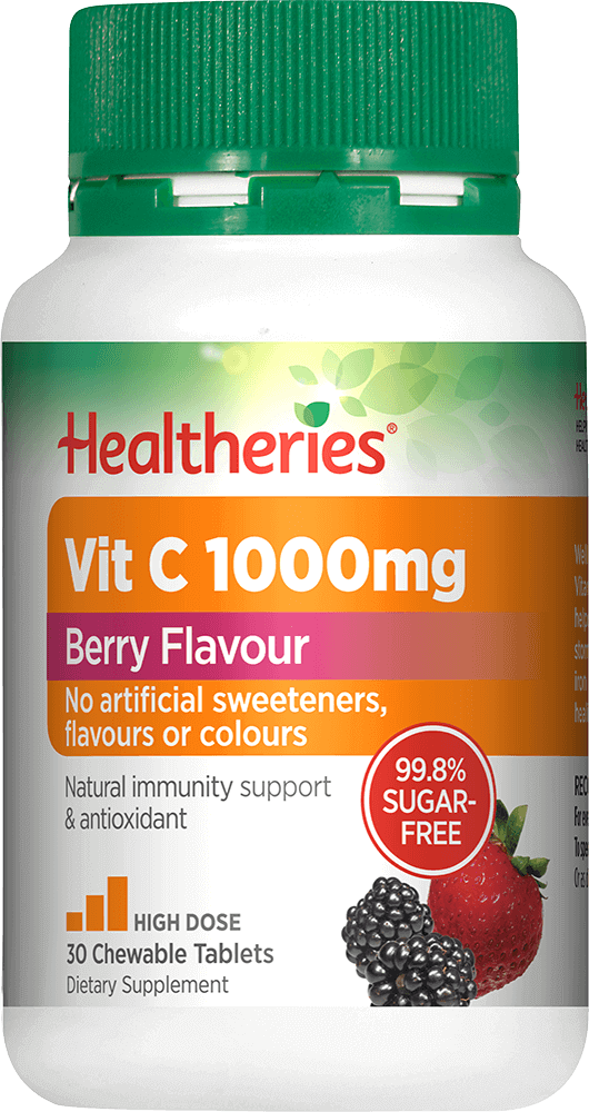 Berry Vit C 1000mg Chewable Tablets